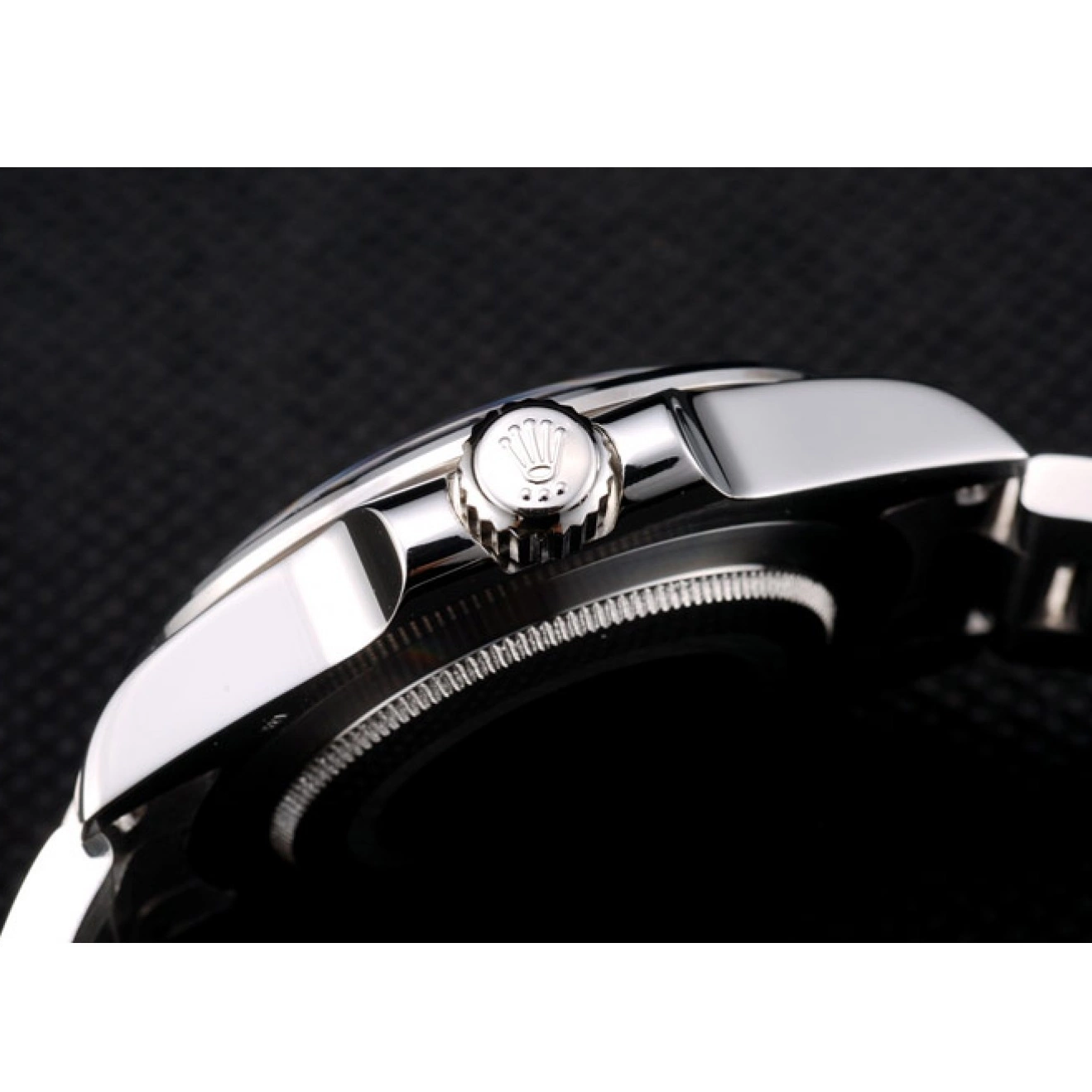 Aaa replica watch Watch Explorer Steel Stainless Dial Rolex Bezel Black 0814